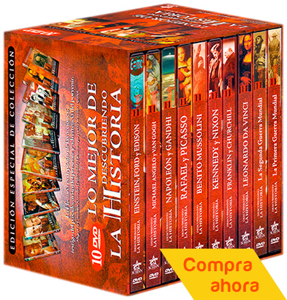 Lo mejor de Descubriendo La Historia 10 DVDs